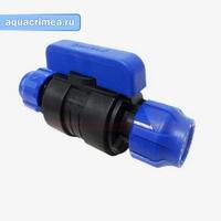 Кран шаровой ПНД  50х50 (8/2) (Valfex)